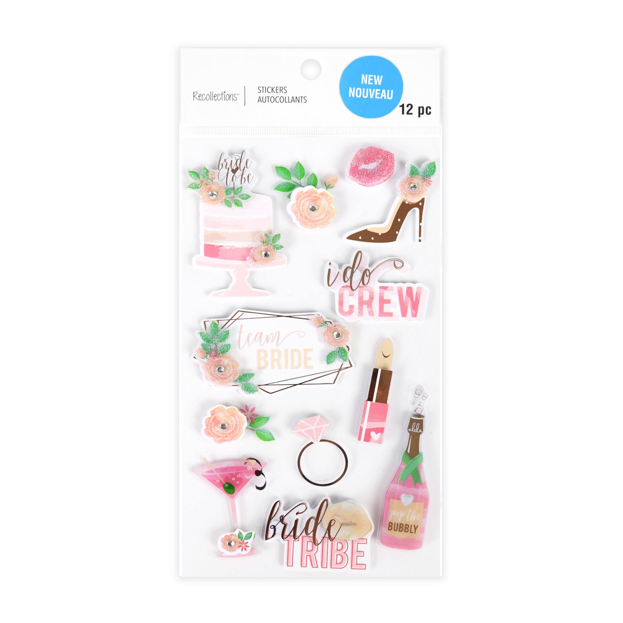 Wedding Party Dimensional Stickers by Recollections™